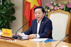 Phó Thủ tướng Trần Hồng Hà phát biểu. (Ảnh: Phạm Kiên/TTXVN)