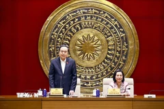 Chủ tịch Quốc hội Trần Thanh Mẫn phát biểu. (Ảnh: Doãn Tấn/TTXVN)