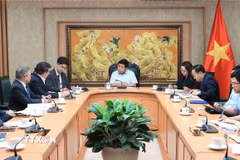 Phó Thủ tướng Nguyễn Chí Dũng tiếp Chủ tịch, Tổng Giám đốc điều hành Tập đoàn Aboitiz Danel C. Aboitiz. (Ảnh: An Đăng/TTXVN)