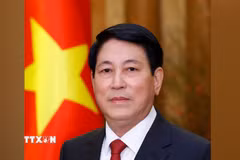 Chủ tịch nước Lương Cường sẽ tham dự Lễ kỷ niệm 80 năm chiến thắng phátxít của nhân dân thế giới và làm việc tại Trung Quốc từ ngày 2/9/2025 đến ngày 4/9/2025. (Ảnh: Lâm Khánh/TTXVN)