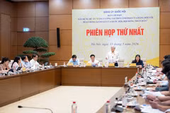 Ban Chỉ đạo Xây dựng Đề án “Tăng cường vai trò lãnh đạo của Đảng đối với hoạt động giám sát của Quốc hội, Hội đồng nhân dân” tổ chức Phiên họp thứ nhất. (Nguồn: Quochoi.vn)