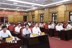 Các đại biểu dự Kỳ họp thứ hai, HĐND tỉnh Thanh Hóa khóa XIX, nhiệm kỳ 2026-2031. (Ảnh: TTXVN phát)