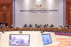 Hội nghị Ngoại trưởng BRICS tại New Delhi, Ấn Độ ngày 14/5/2026. (Ảnh: ANI/TTXVN)