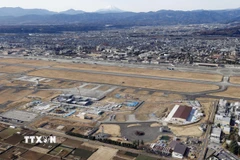Căn cứ không quân Yokota của Mỹ tại Tokyo, Nhật Bản, ngày 20/12/2024. (Ảnh: Kyodo/TTXVN)