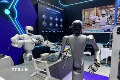 Robot hình người. (Ảnh minh họa. Công Tuyên/TTXVN)