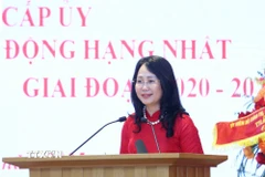 Đồng chí Lâm Thị Phương Thanh. (Ảnh: Phương Hoa/TTXVN)