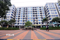 Khu nhà cho công nhân tại khu công nghiệp Yên Phong, tỉnh Bắc Ninh. (Ảnh: Tuấn Anh/TTXVN)