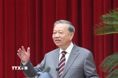 Tổng Bí thư Tô Lâm phát biểu . (Ảnh: Thống Nhất/TTXVN)