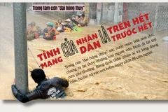 Trong tâm cơn “đại hồng thủy”: Tính mạng của nhân dân là trên hết, trước hết