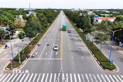 Đường Vành đai 4-Thành phố Hồ Chí Minh. (Ảnh: Hồng Đạt/TTXVN)