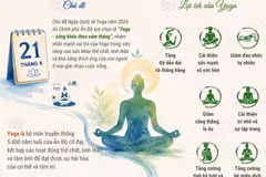 Ngày Quốc tế Yoga 21/6/2026: "Yoga - sống khỏe theo năm tháng"