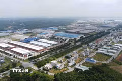 Khu công nghiệp VSIP mở rộng ở thị xã Tân Uyên, tỉnh Bình Dương. (Ảnh: Vũ Sinh/TTXVN)