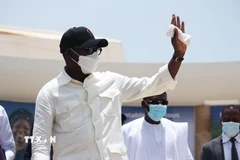 Ông Patrice Talon phát biểu tại Cotonou, Benin. (Ảnh: THX/TTXVN)