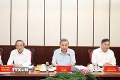 Tổng Bí thư Tô Lâm phát biểu. (Ảnh: Thống Nhất/TTXVN)