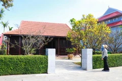 Nhà lưu niệm Tổng Bí thư Lê Duẩn. (Ảnh: Tường Vi/TTXVN)