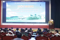 Quang cảnh hội nghị. (Ảnh: Trọng Đạt/TTXVN)