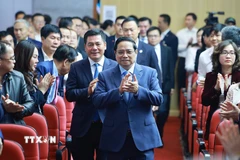 Thủ tướng Phạm Minh Chính dự Hội nghị tổng kết công tác ngành Công Thương năm 2025 và triển khai nhiệm vụ trọng tâm năm 2026. (Ảnh: Dương Giang/TTXVN)