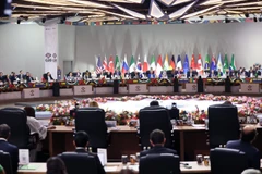 Toàn cảnh Hội nghị thượng đỉnh G20 ở Johannesburg, Nam Phi, ngày 22/11/2025. (Ảnh: Anadolu Agency/TTXVN)