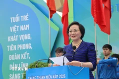 Phó Thủ tướng Chính phủ Phạm Thị Thanh Trà phát biểu. (Ảnh: Hoàng Ngà/TTXVN)