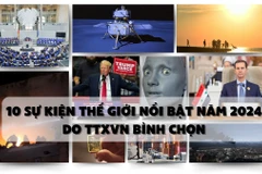 10 sự kiện thế giới nổi bật năm 2024 do TTXVN bình chọn