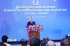 Tổng Bí thư Tô Lâm phát biểu tại lễ kỷ niệm. (Ảnh: Lâm Khánh/TTXVN)