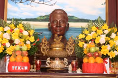 Tượng cố Thủ tướng Phạm Văn Đồng. (Ảnh: Phạm Cường/TTXVN)