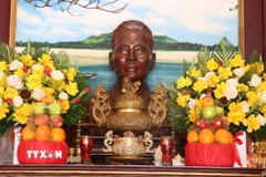 Tượng cố Thủ tướng Phạm Văn Đồng. (Ảnh: Phạm Cường/TTXVN)