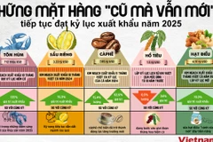 Những mặt hàng xuất khẩu tiếp tục lập kỷ lục trong năm 2025