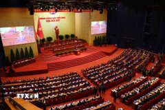 Quang cảnh phiên khai mạc Đại hội XIV của Đảng. (Ảnh: TTXVN)