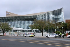 Địa điểm tổ chức Hội nghị cấp cao APEC 2025 tại Trung tâm Hội nghị Hwabaek ở Gyeongju (Hàn Quốc). (Ảnh: Khánh Vân/TTXVN)