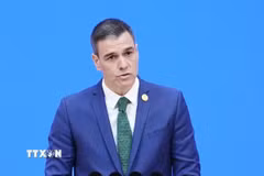 Thủ tướng Tây Ban Nha Pedro Sanchez. (Ảnh: Kyodo/TTXVN)