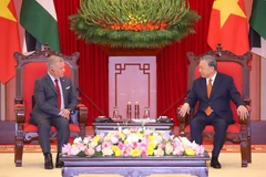 Tổng Bí thư Tô Lâm tiếp Quốc vương Jordan Abdullah II bin Al Hussein. (Ảnh: Văn Điệp/TTXVN)