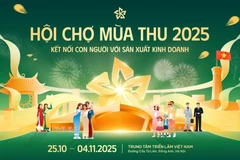 Không gian Hội chợ mùa Thu 2025 được tổ chức như một hành trình xuyên Việt 