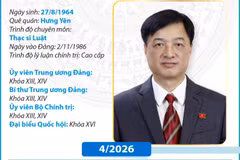 Ủy viên Bộ Chính trị, Bí thư TW Đảng, Trưởng ban Tổ chức TW Nguyễn Duy Ngọc