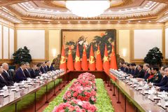 Tổng Bí thư, Chủ tịch nước Tô Lâm hội đàm với Tổng Bí thư, Chủ tịch nước Trung Quốc