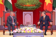 Tổng Bí thư Tô Lâm tiếp Quốc vương Jordan Abdullah II ibn Al Hussein. (Ảnh: Văn Điệp/TTXVN)