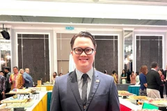 Nhà nghiên cứu Enzo Sim Hong Junm, Viện nghiên cứu Penang (Malaysia) tại lễ kỷ niệm 80 năm Ngày thành lập QĐND Việt Nam và 35 năm Ngày Hội Quốc phòng toàn dân được tổ chức tại Kuala Lumpur. (Ảnh: Hằng Linh/TTXVN)
