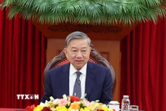 Tổng Bí thư Tô Lâm điện đàm với Chủ tịch Hội đồng châu Âu Antonio Costa. (Ảnh: Thống Nhất/TTXVN)