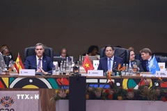 Thủ tướng Phạm Minh Chính phát biểu tại Phiên thảo luận III Hội nghị Thượng đỉnh G20. (Ảnh: Dương Giang/TTXVN)