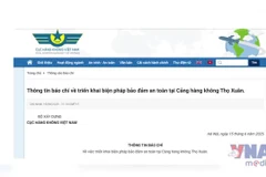 Cận cảnh vật thể bay không người lái được phát hiện tại Cảng hàng không Thọ Xuân