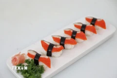 Món sushi trong ẩm thực Nhật Bản. (Ảnh: Danh Lam/TTXVN)