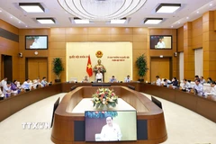 Một phiên họp của Ủy ban Thường vụ Quốc hội. (Ảnh: Doãn Tấn/TTXVN)