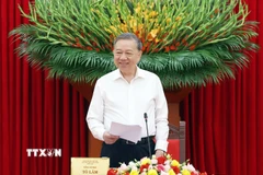 Tổng Bí thư Tô Lâm phát biểu. (Ảnh: Thống Nhất/TTXVN)