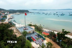 Xã đảo Thanh Lân, huyện Cô Tô (Quảng Ninh). (Ảnh minh họa: Phương Mến/TTXVN phát)