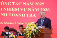 Phó Thủ tướng Thường trực Nguyễn Hòa Bình phát biểu chỉ đạo. (Ảnh: Văn Điệp/TTXVN)