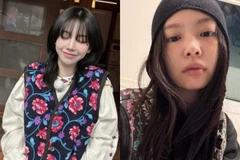 Áo gile hoa "bà ngoại" đang khuấy đảo mùa Đông tại Hàn Quốc