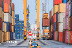 Cảng Nam Đình Vũ. (Ảnh minh họa: Quốc Khánh/TTXVN)