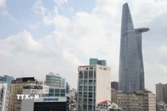 Tháp tài chính Bitexco cùng nhiều định chế tài chính hiện hữu ở khu vực trung tâm Quận 1 là một trong những lợi thế sẵn có để Thành phố Hồ Chí Minh xây dựng Trung tâm tài chính quốc tế. (Ảnh: Hứa Chung/TTXVN)