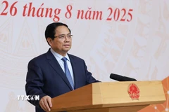 Thủ tướng Phạm Minh Chính chủ trì họp Ban Chỉ đạo quốc gia về hội nhập quốc tế. (Ảnh: Dương Giang/TTXVN)