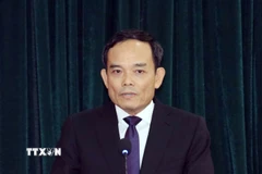 Đồng chí Trần Lưu Quang phát biểu tại Hội nghị. (Ảnh: Tiến Lực/TTXVN)